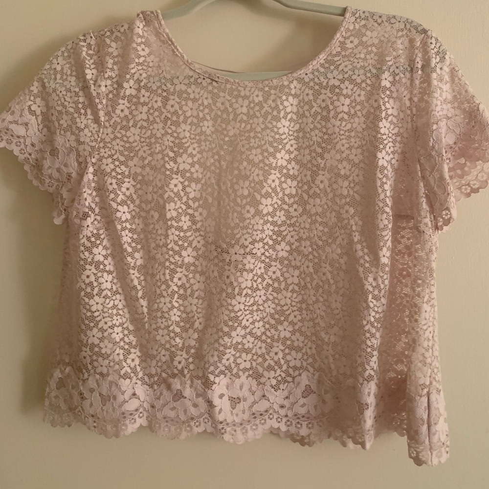 Victoria Secret Lace Crop Top